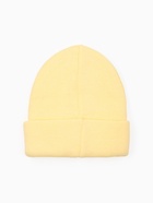 Шапка детская MINAKU: Cozy Winter с отворотом, цвет экрю, размер 52-56 (5-7 лет) - Фото 10