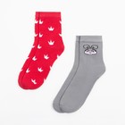 Набор новогодних женских носков KAFTAN "Вечеринка" размер 36-40 (23-25 см), 2 пары - фото 51189243