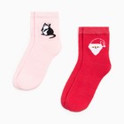 Набор новогодних женских носков KAFTAN "Gift" р. 36-40 (23-25 см), 2 пары - Фото 6