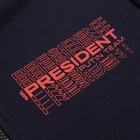 Толстовка на молнии President, размер S, цвет чёрный - фото 59630