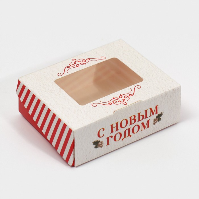 Коробка складная «Ретро почта», 10 × 8 × 3.5 см - Фото 1