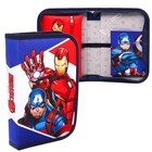 Пенал каркасный, 1 секция, 14×21×4 см, откидной карман, тканевый, «Мстители» - Фото 5