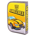 Пенал каркасный, 1 секция, 14×21×4 см, откидной карман, тканевый, «Трансформеры» - Фото 4