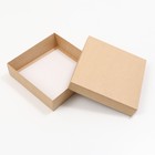 Коробка складная, крышка-дно, крафт, 30 х 30 х 8 см (комплект 5 шт) - фото 35371857
