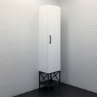 Шкаф-колонна COMFORTY «Бредфорд-40» белый/графит - фото 299441459