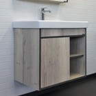 Тумба – умывальник Comforty «Вена – 70», с раковиной Адриана 70, цвет дуб дымчатый - Фото 1