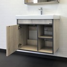 Тумба – умывальник Comforty «Вена – 70», с раковиной Адриана 70, цвет дуб дымчатый - Фото 7