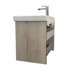 Тумба – умывальник Comforty «Вена – 70», с раковиной Адриана 70, цвет дуб дымчатый - Фото 9