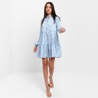 Платье мини женское MIST, размер 46, голубое - Фото 5