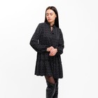 Платье женское MIST р. 46, черный 9038956