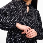 Платье мини женское с завязками MIST, размер 48, чёрное - Фото 4