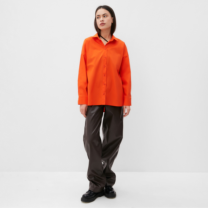 Рубашка женская MIST, р. 44, оранжевый 55526