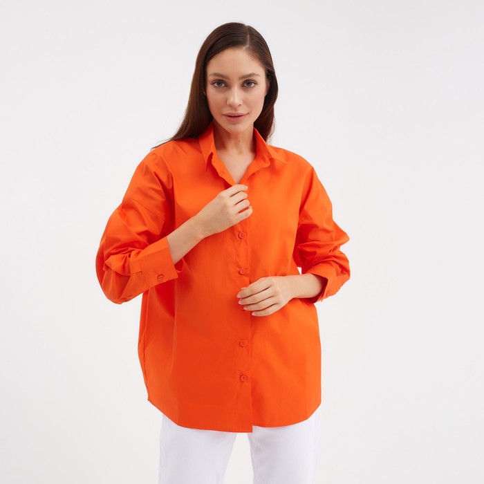 Рубашка женская MIST, р. 48, оранжевый 55528