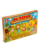 Настольная игра-ходилка «На ферме» (комплект 2 шт) - фото 65336363