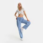 Брюки женские MIST, размер 40-42, голубые - фото 43002644