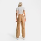 Брюки женские MIST р. 52-54, бежевый - Фото 3