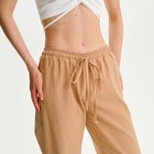 Брюки женские MIST р. 52-54, бежевый - Фото 5