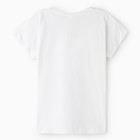 Комплект домашний женский "Котенок в стакане" (футболка/шорты), цвет белый/красный, размер 50 - Фото 9