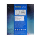 Наушники беспроводные, накладные, Hoco W25, Bluetooth 5.0, с микрофоном, 300 мАч, чёрные - Фото 11