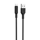 Кабель Hoco X25, microUSB - USB, 2 А, 1 м, PVC оплетка, чёрный - Фото 2
