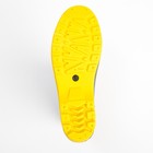 Сапоги резиновые женские, черный+желтый, размер 36 - Фото 5