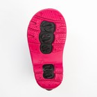 Сапоги резиновые детские, цвет черный+розовый, размер 26 - фото 59879