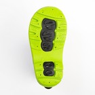 Сапоги резиновые детские, цвет черный+салатовый, размер 27 - Фото 5