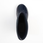 Сапоги резиновые детские, цвет синий+черный, размер 30 - Фото 4