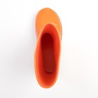Сапоги резиновые детские, цвет оранжевый+черный, размер 29 - фото 59962