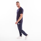 Футболка мужская, цвет тёмно-синий, размер 50 - фото 24338001