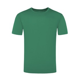 Футболка мужская, цвет тёмно-зелёный, размер 46