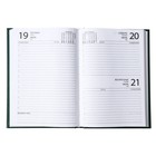 Ежедневник датированный 2024 года А5 168 листов, бумвинил, Зеленый - Фото 4