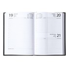 Ежедневник датированный 2024 года А5 168 листов, бумвинил, Черный - Фото 5