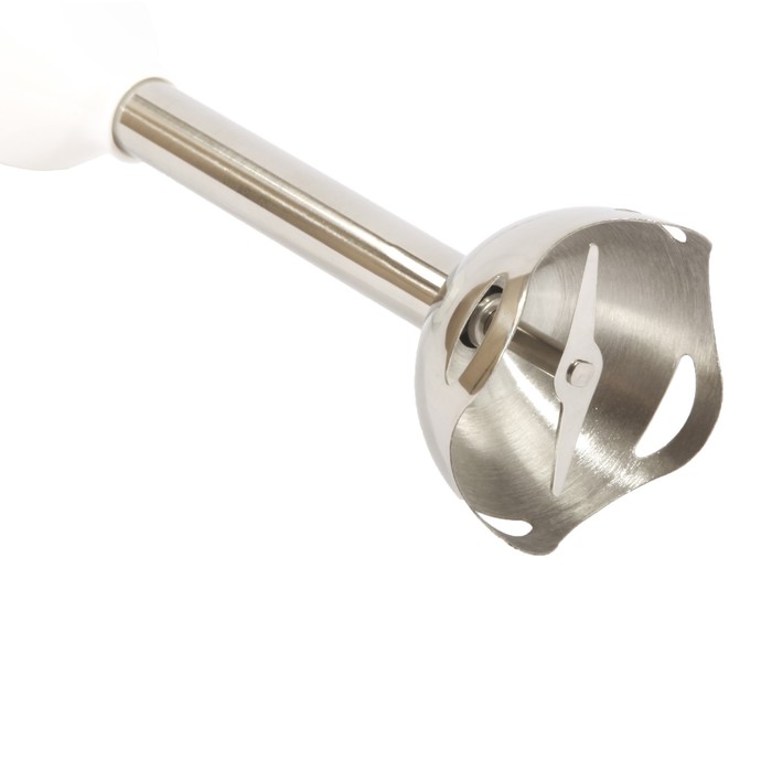 Блендер Econ ECO-335HB, погружной, 700 Вт, 500 мл, 2 скорости, 2 насадки, бело-серый