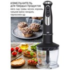 Блендер JVC JK-HB5123, погружной, 1200 Вт, 600 мл, 5 скоростей, чёрный - Фото 2