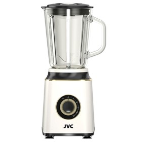 Блендер JVC JK-SB5225, стационарный, 750 Вт, 1.5 л, 5 скоростей, стекло, бело-чёрный