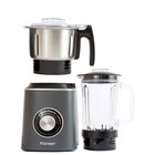 Блендер Pioneer SB146 с кофемолкой, 800 Вт, 1.5/0.5 л, 2 скорости, серый - фото 51439843 Блендер Pioneer SB146 с кофемолкой, 800 Вт, 1.5/0.5 л, 2 скорости, серый - фото 51439843