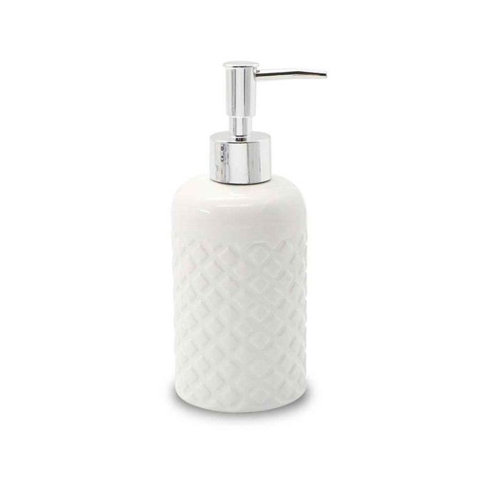 Дозатор для жидкого мыла ORION LD-1004WT, керамика, цвет белый