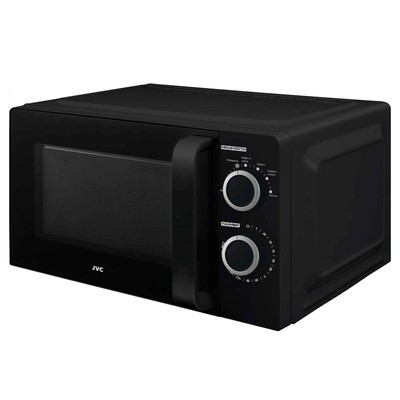 Микроволновая печь JVC JK-MW130M, 700 Вт, 6 уровней мощности, 20 л, чёрная