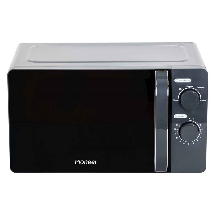 Микроволновая печь Pioneer MW204M, 700 Вт, 5 уровней мощности, 20 л, чёрная - фото 51689005