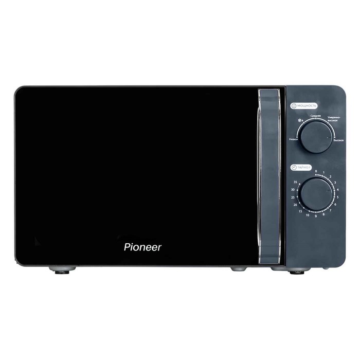 Микроволновая печь Pioneer MW204M, 700 Вт, 5 уровней мощности, 20 л, чёрная - фото 51689006