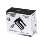 Миксер Pioneer MX320, ручной, 350 Вт, 5 скоростей, 2 насадки, чёрно-серебристый - фото 51335674 Миксер Pioneer MX320, ручной, 350 Вт, 5 скоростей, 2 насадки, чёрно-серебристый - фото 51335674
