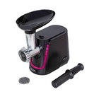 Мясорубка электрическая Econ ECO-1062MG, 2000Вт, реверс, 4 насадки, цвет чёрный-красный - Фото 11