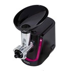 Мясорубка электрическая Econ ECO-1062MG, 2000 Вт, реверс, 4 насадки, чёрный-красная - Фото 8