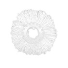 Насадка для швабры ORION 4104R, круг, микрофибра, d=16 см, цвет белый - фото 293547301
