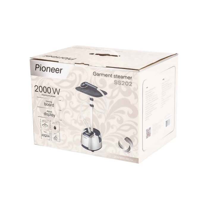 Отпариватель Pioneer SS202, 2000Вт, 2,1 л, 8 режима, цвет сине-серебристый - фото 51322142