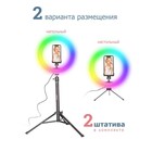 Светодиодная кольцевая лампа на штативе Pioneer SL-10520, 10" (26 см), 5Вт, 14-130 см - фото 51456295 Светодиодная кольцевая лампа на штативе Pioneer SL-10520, 10" (26 см), 5Вт, 14-130 см - фото 51456295