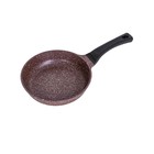 Сковорода Fusion FP2201L, с крышкой, антипригарное покрытие, d=22 см, цвет коричневый - Фото 10