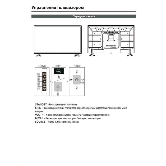 Телевизор Econ LED EX-40FS009B, 40", 1920x1080, DVB-C/T/T2, HDMI, USB, Smart TV, чёрный - фото 51322330