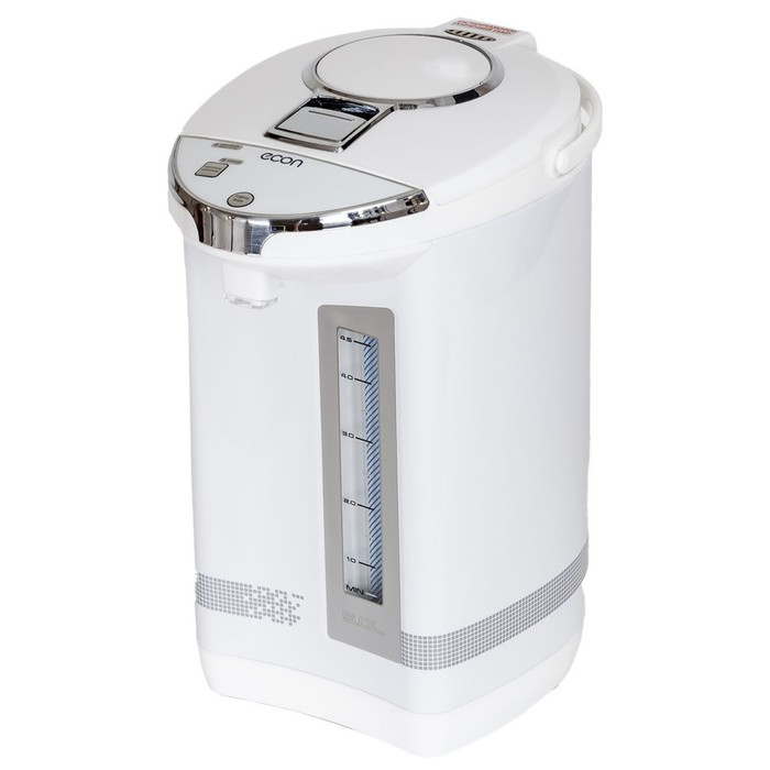 Термопот Econ ECO-503TP, 750Вт, 3 способа подачи воды, 220В, 5 л, цвет белый - Фото 1